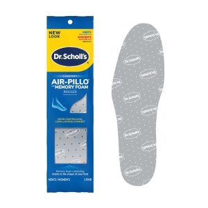 Air-Pillo  with Memory Foam Insoles